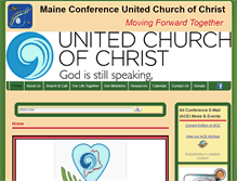 Tablet Screenshot of maineucc.org